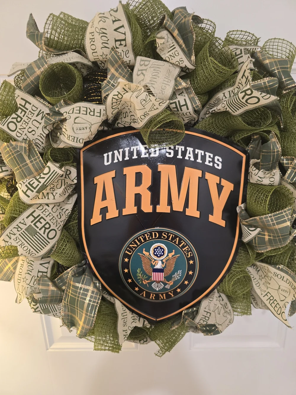 US Army WREATH Home Holiday Decor